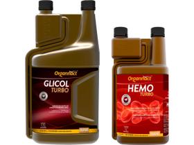 Glicol Turbo 1,5 Litro + Hemo Turbo 1 Litro - Organnact