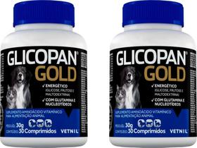 Glicopan Gold 30 Comprimidos Vetnil - 2 Unidades