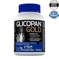 Glicopan Gold Comprimidos Suplemento de Vitaminas Vetnil 30 Comprimidos