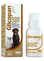 Glicopan PET 30 ml Vetnil Suplemento Alimentar Caes e Gatos