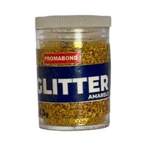 Glitter Amarelo 3,5g Poliéster Glitter Amarelo 3,5g Poliéster