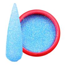 Glitter azul furta cor fantasia extra fino 2g art nail Glitter azul furta cor fantasia extra fino 2g art nail