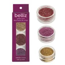 Glitter Belliz Para Decoração De Unhas Color Glitter Belliz Para Decoração De Unhas Color