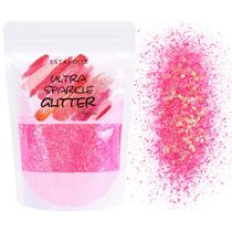Glitter Chunky Estanoite Rosa Iridescente 100 g