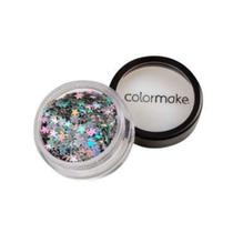 Glitter Colormake Holografico Estrela Prata 2910