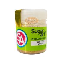 Glitter comestível para decoração sugar art