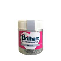 Glitter Decorativo Prata 5Gr - Brilhart