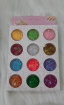 Glitter Encapsulado 12 Unidades Diferentes Formas Cores Glitter Encapsulado 12 Unidades Diferentes Formas Cores