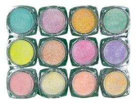 Glitter Encapsulado Para Decoração Unhas 12 Unid Gliter