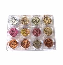 Glitter Encapsulado Para Decoração Unhas 12 Unid Gliter