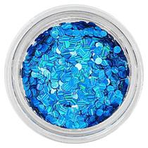 Glitter encapsular azul holográfico listrado decoração unhas Glitter encapsular azul holográfico listrado decoração unhas
