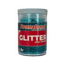 Glitter Escolar Brilhante Cores Vibrantes Azul Celeste Glitter Escolar Brilhante Cores Vibrantes Azul Celeste