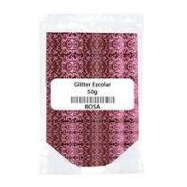 Glitter Escolar Gliart 015 Rosa 50g - PA0694