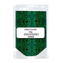 Glitter Escolar Gliart Verde 50g - PA0696