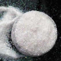 Glitter escolar Make+ branco 100g
