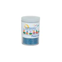 Glitter Escolar PVC Metálico Pote 3g Lantecor Purpurina Brilho em Pó Unidade/Kit COR:KIT 6 CORES