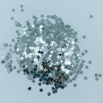 Glitter Estrela Prateada Holográfico Laser Silver Star (30 g) - Redelease
