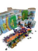 Glitter Estrelinha, 12 potinhos cores sortidas 2g. Glitter Estrelinha, 12 potinhos cores sortidas 2g.