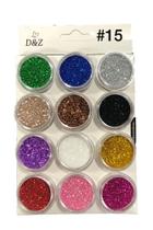Glitter Flocado Encapsulada Decoração De Unhas Acrigel NailArt Glitter Flocado Encapsulada Decoração De Unhas Acrigel NailArt