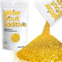 Glitter Grout Additive Hemway Gold 100g para cozinha e banheiro