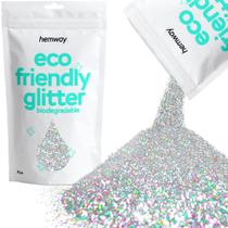 Glitter Hemway, ecológico, biodegradável, 100g de prata Glitter Hemway, ecológico, biodegradável, 100g de prata