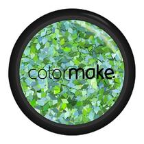 Glitter Holográfico Diamante Verde Mix Color Make -Maquiagem Carnaval