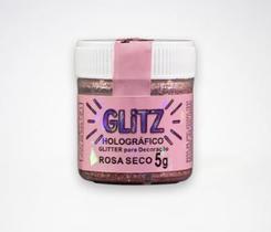 Glitter holografico rosa seco 5g fab!