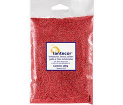 Glitter Lantecor vermelho 100g