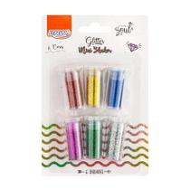 GLITTER MINI SHAKER BRW - KIT COM 6 BLISTER DE 3g CADA