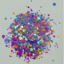 Glitter MIX de Roxo, Rosa e Laranja (30 g)