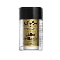 Glitter NYX PROFESSIONAL MAKEUP para rosto e corpo dourado Glitter NYX PROFESSIONAL MAKEUP para rosto e corpo dourado