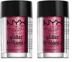 Glitter NYX PROFESSIONAL MAKEUP vermelho para rosto e corpo (pacote com 2) Glitter NYX PROFESSIONAL MAKEUP vermelho para rosto e corpo (pacote com 2)