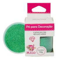 Glitter P/ Decoracao Furt. Verde 10g Mago - Mago Indústria