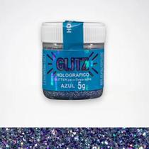 GLITTER P/ DECORAÇÃO GLITZ HOLOGRÁFICO 5g FAB!