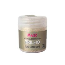 Glitter P/ Decoracao Ouro Champanhe 5g Mago