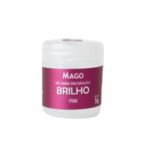 Glitter P/ Decoracao Pink 5g Mago Glitter P/ Decoracao Pink 5g Mago