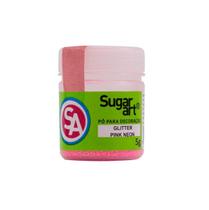 Glitter P/ Decoracao Pink Neon 5g Sugar Art