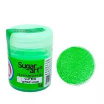 Glitter Para Decoração 5G Neon - Verde Sugar Art