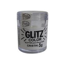 Glitter para Decoração Glitz Color Cristal Fab 5g un