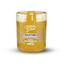 Glitter Para Decoração Ouro Holográfico 5g Dona Jura Glitter Para Decoração Ouro Holográfico 5g Dona Jura