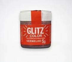 Glitter Para Decoracao Vermelho 5g Fab