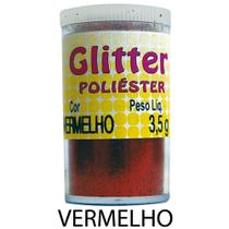 Glitter Poliester 3,5gr Vermelho - GLIART