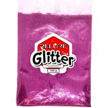 Glitter PVC PINK 100G. (7898460984496)
