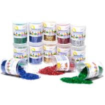 Glitter PVC Prata 100G Pote com Brilho Intenso para Artesanato Glitter PVC Prata 100G Pote com Brilho Intenso para Artesanato