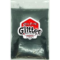Glitter PVC Preto 100G. - Honey