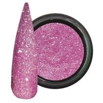 Glitter refletivo rosa 2g mix da jo unhas decoradas art nail brilho