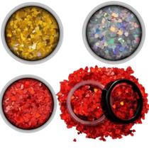 Glitter Shine Coração Maquiagem Carnaval 2g - Colormake 1UN.