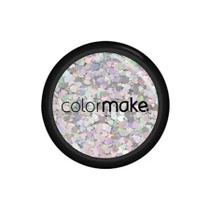 Glitter Shine Coracao Prata 2g - 1 unidade - ColorMake - Rizzo