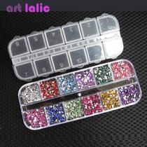 Glitter Strass Para Unhas 1,5mm Redondo 3000u 12 Cores Diferentes Pedrinhas Decorações Glitter Strass Para Unhas 1,5mm Redondo 3000u 12 Cores Diferentes Pedrinhas Decorações
