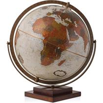 Globe Waypoint Geographic Revolution, 30 cm de diâmetro, bronze